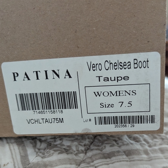 Portland leather goods Vero Chelsea boots in Taupe 7.5 - Picture 8 of 8